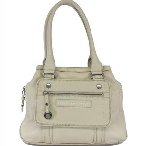 Marc by Marc Jacobs pebbled leather cream tote